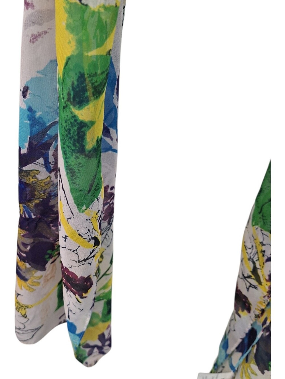 Floral Print Scarf Tie Belt - Multicolor - Picture 3 of 4